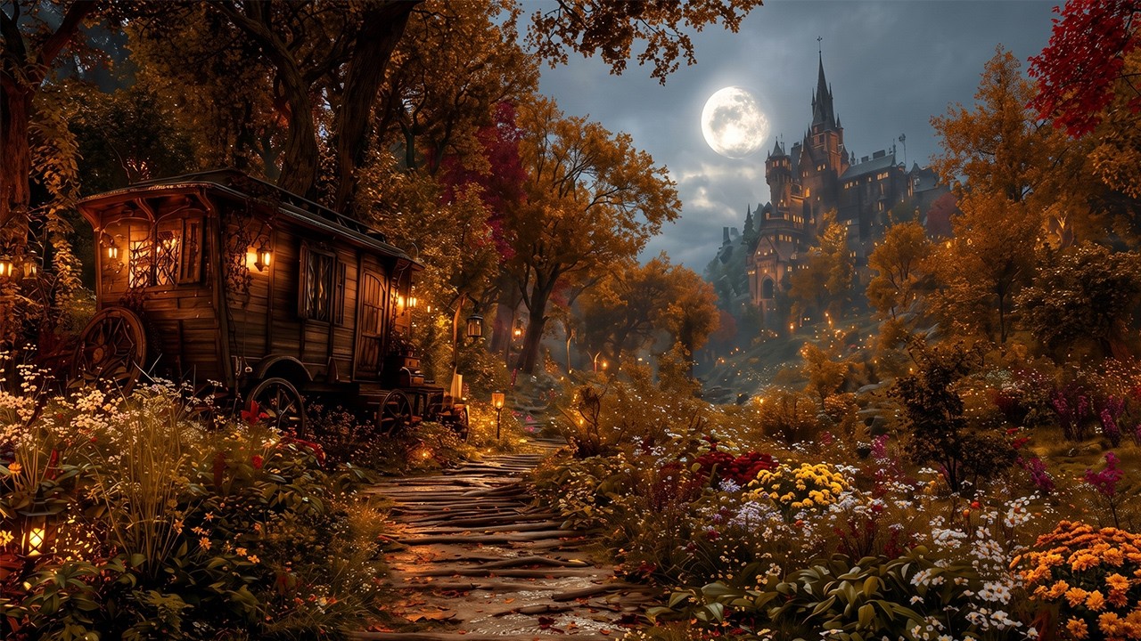 Autumn in the Kingdom of Avalon 🍂 Peaceful Medieval Celtic Folk Music for Relaxation