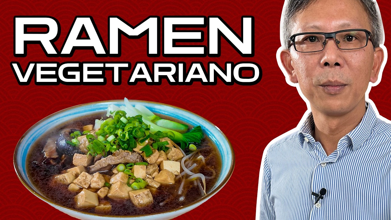 Ramen Vegetariano Pronto in 15 Minuti 🍜 Facile e Davvero Buono