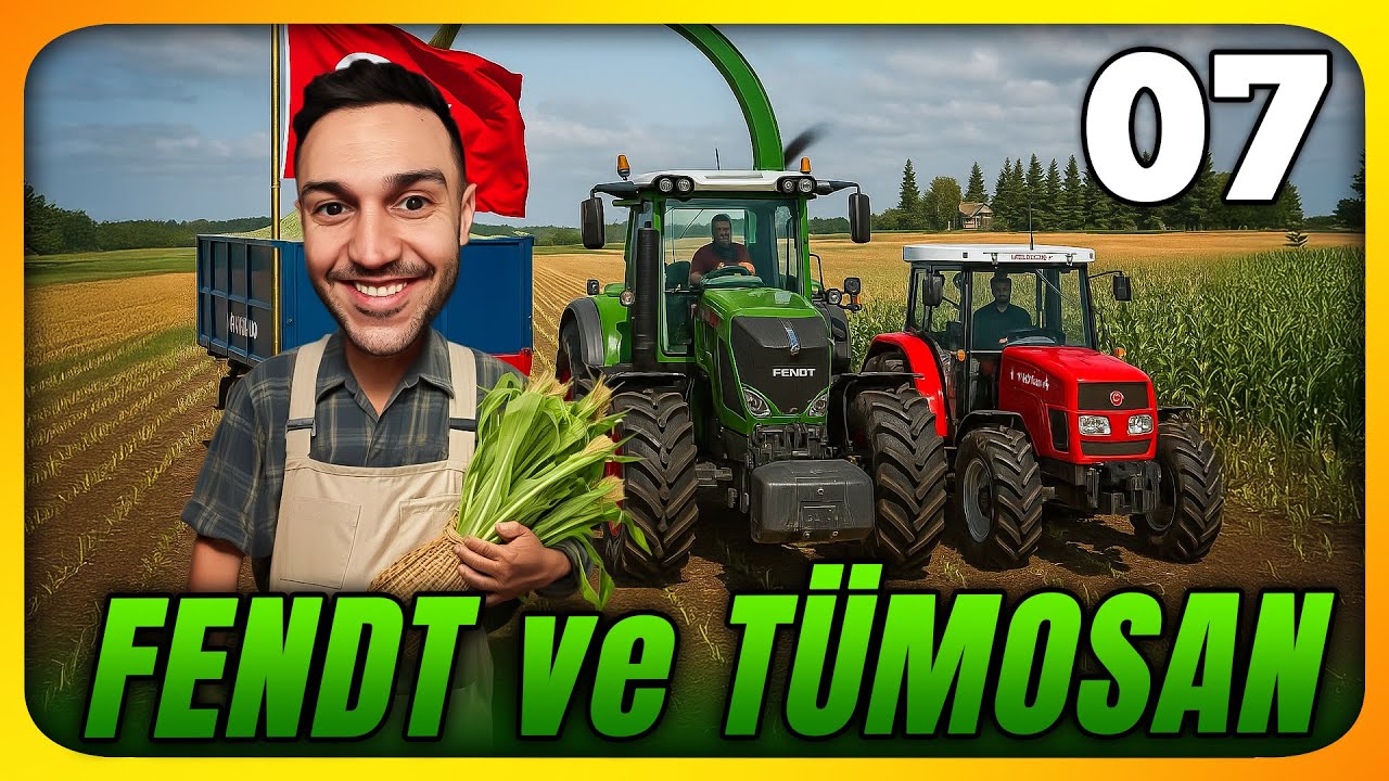 Tümosan ve Fendt İle Dev Silaj Operasyonu! 🚜🌽 | FS25 #7