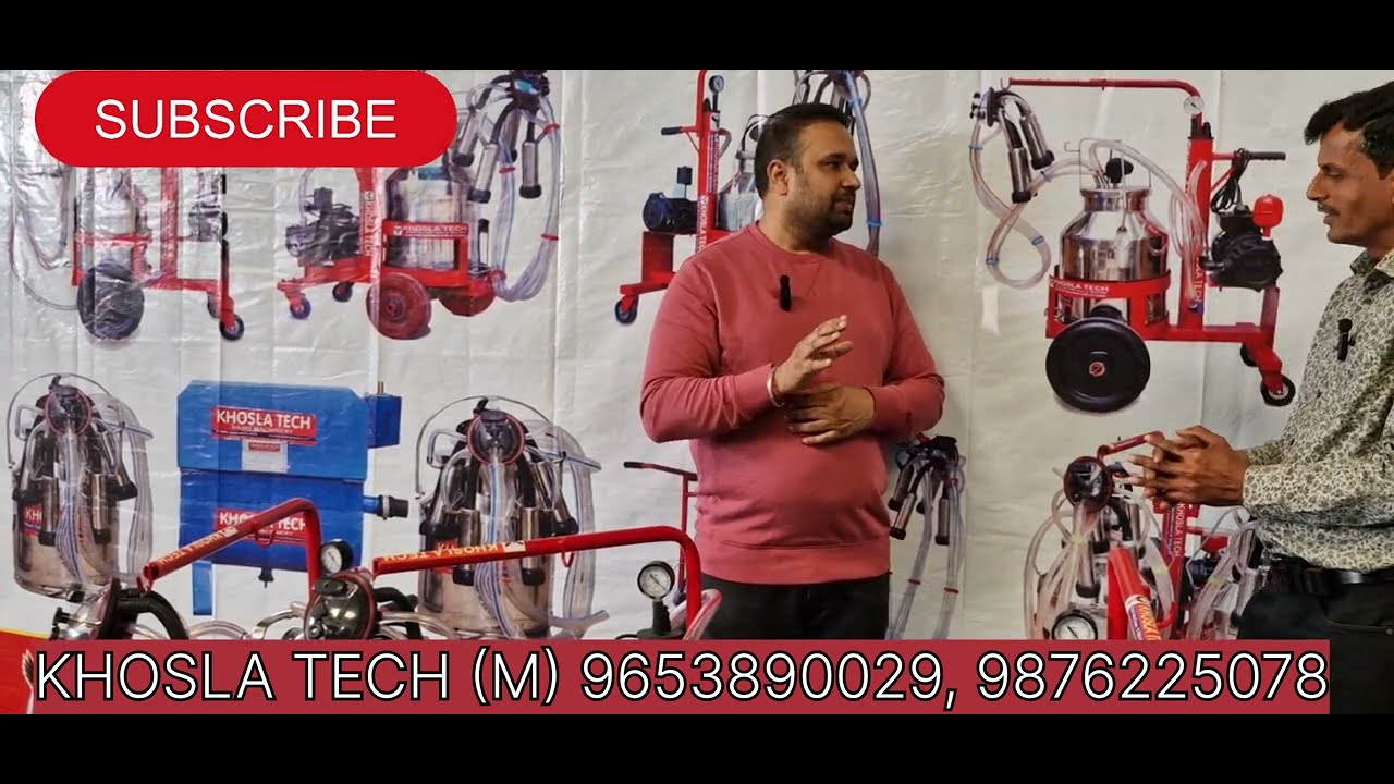 Made In India milking Machine In पंजाब  Khosla Tech!Machiwara #dairyproducts #milking #dairyfarm