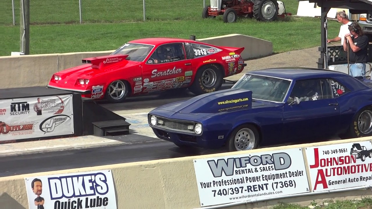 Mike's Camaro Super Street Drag Racing at Pacemaker Dragway