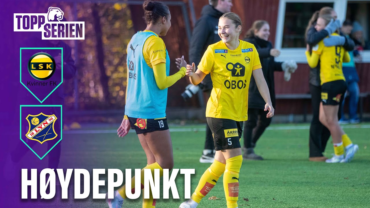 Mäkelä herjet for LSK Kvinner | LSK Kvinner v Lyn Høydepunkter | Toppserien 2025