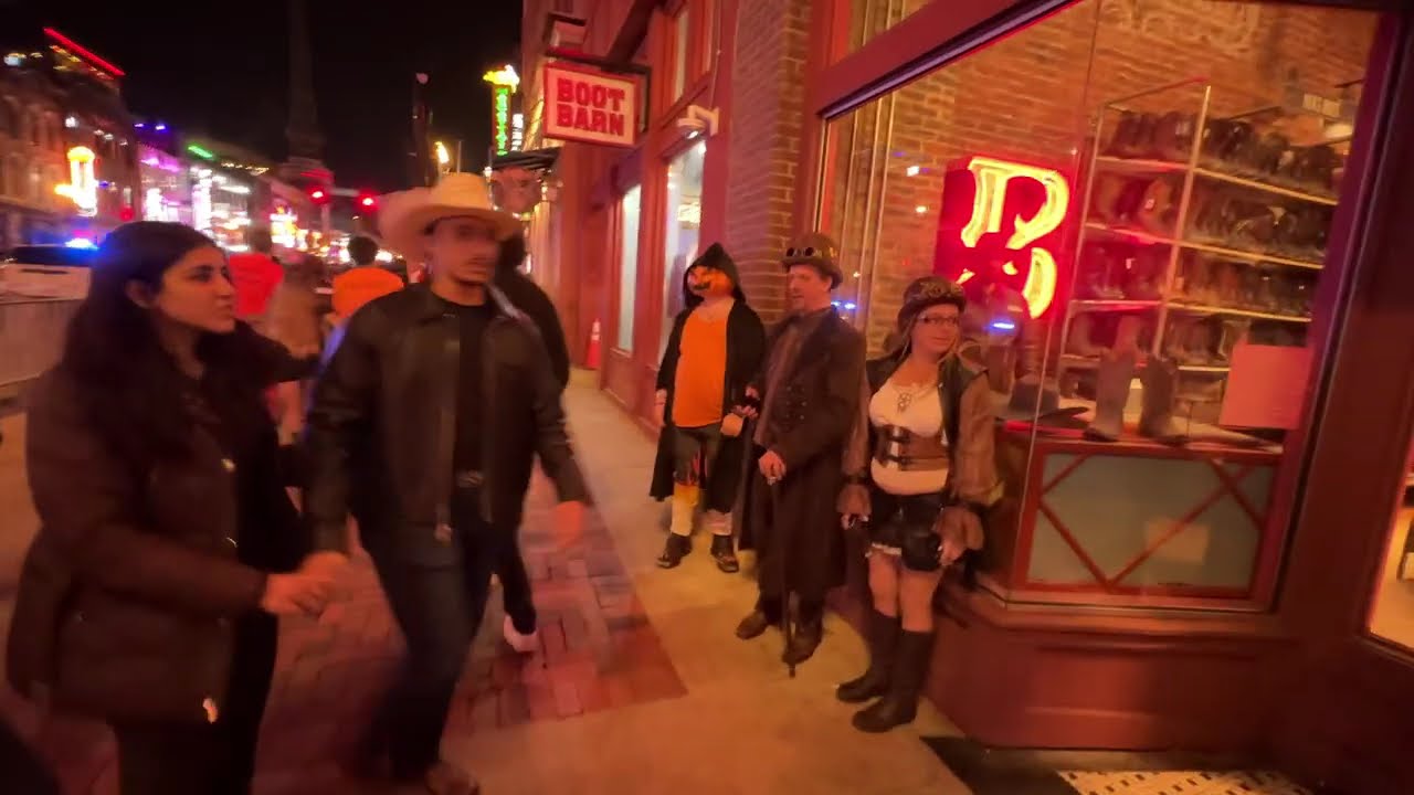 Halloween Night life..Broadway Nashville,TN