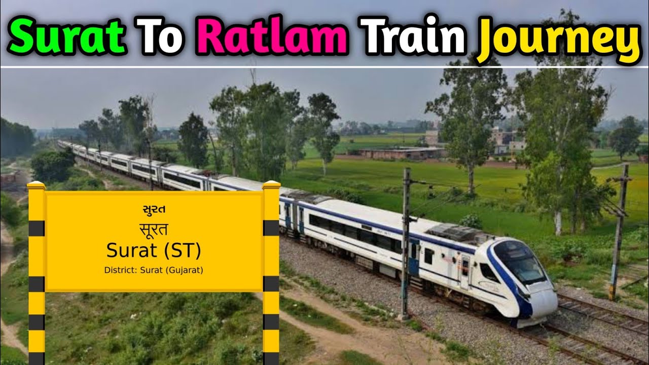 Surat To Ratlam Station Train Journey | Indian Train Journey | 😍