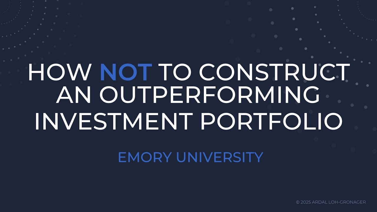 Ardal Loh Gronager's Presentation at Emory University in September 2025