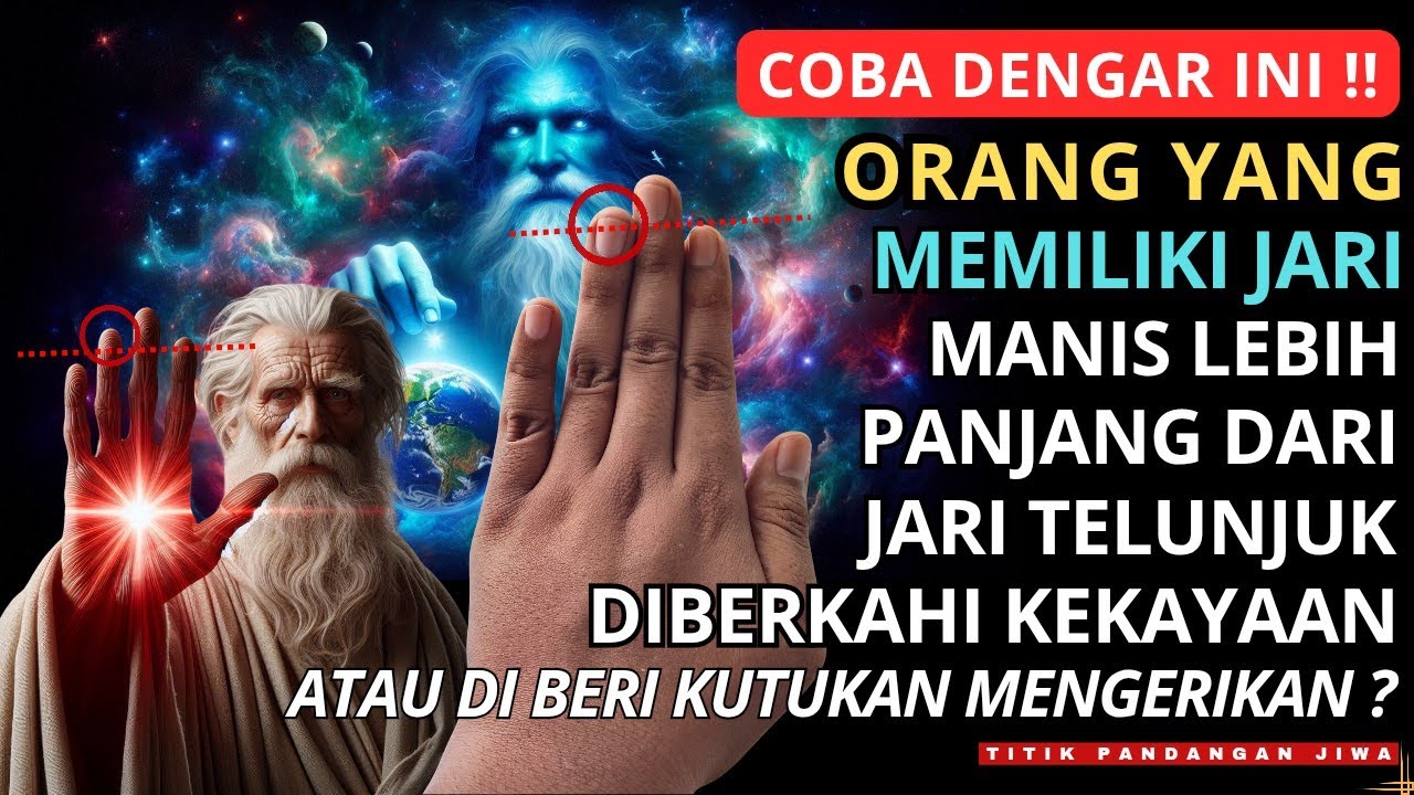 Jiwa terpilih💫Pemilik JariManis LebihPanjang dari Jari Telunjuk Diberkahi Kekayaan/Dikutuk Takdir?😱🚀