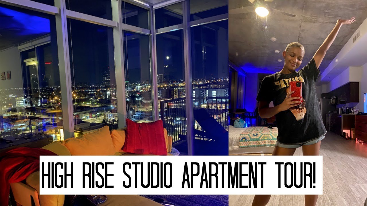 MY NEW HIGH RISE STUDIO APARTMENT TOUR!