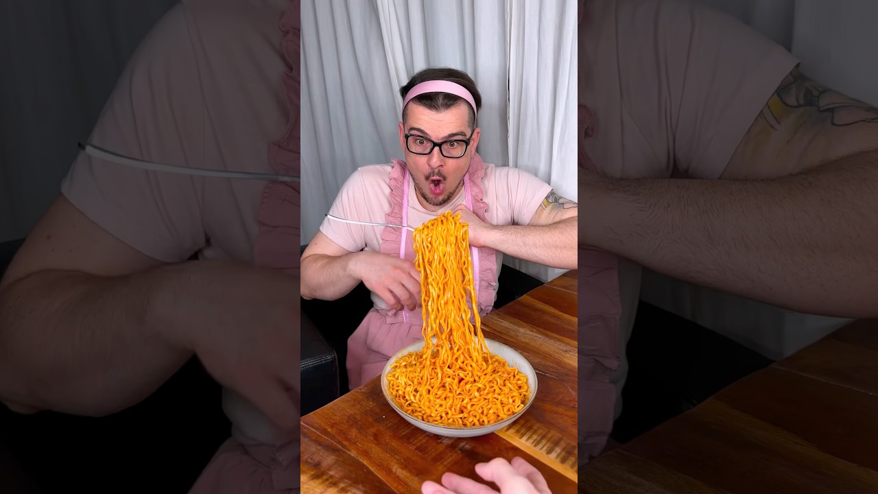 How to make the best NOODLES surprise for mom?😅❤️🍜| CHEFKOUDY