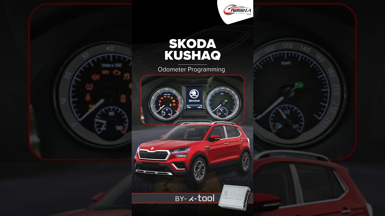 Skoda Kushaq odometer programming by x tool org more information contact on WhatsApp +91 7046009708.