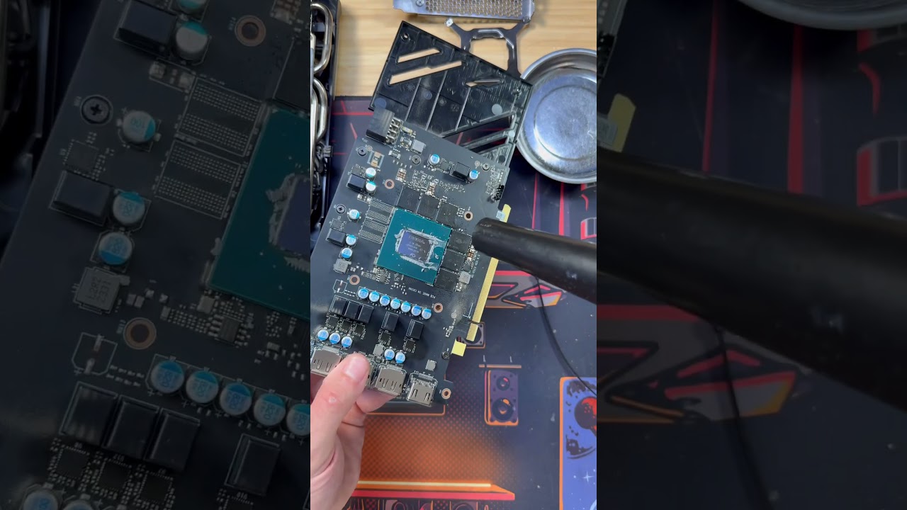 4070 tear down #gamingpc #graphicscard #gpu #msi #pctips #pcgaming #pcsetup #pcbuild #msigaming