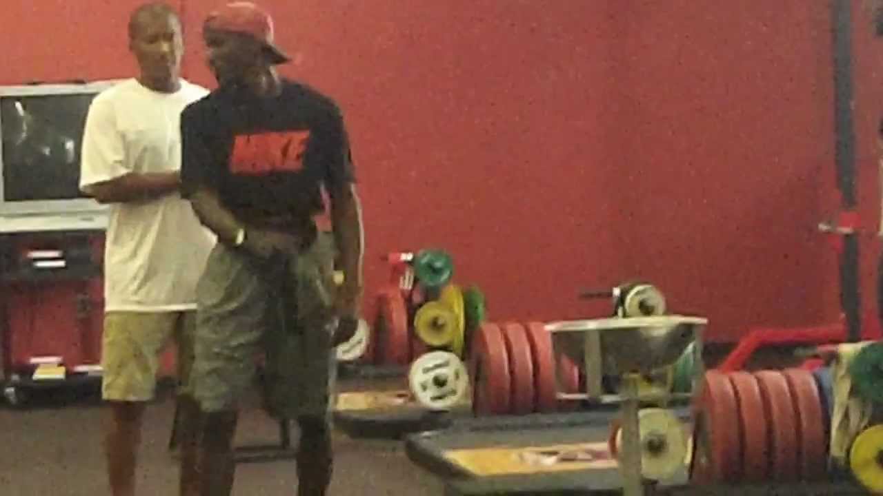 Will Claye weight training session