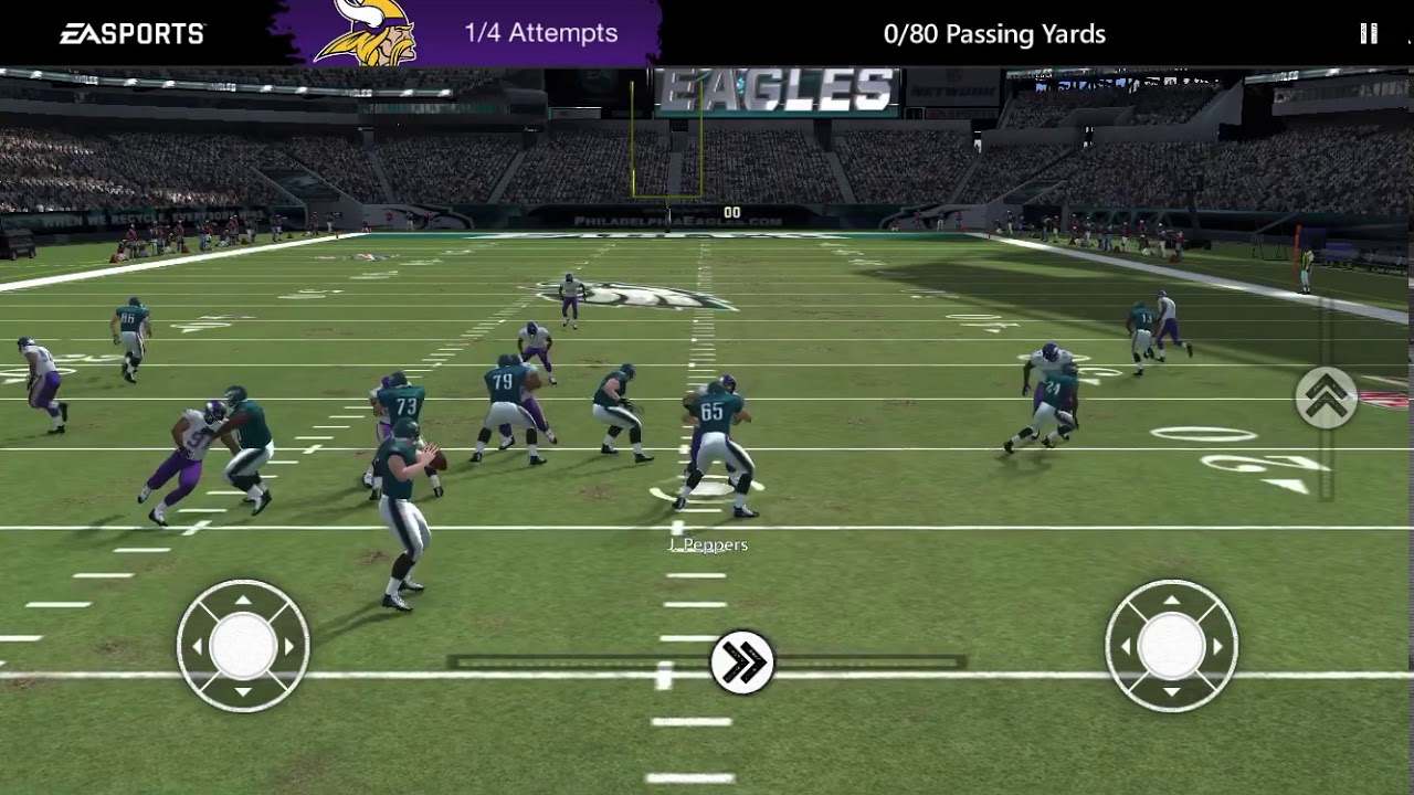 Julius peppers flips Carson wentz - madden mobile