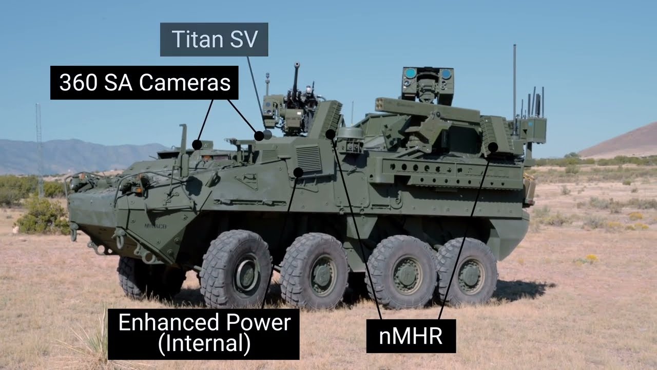 Leonardo DRS and BlueHalo - Directed Energy Stryker