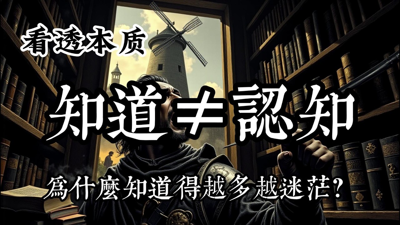 你以為的「懂了」，其實都是自欺欺人！《知道≠認知》的真相，看完瞬間清醒！#認知 #思維方式 #思維格局 #認知覺醒 #頂級思維