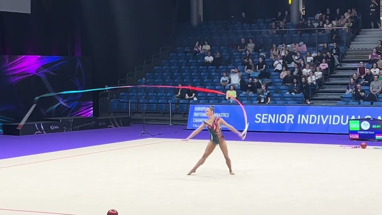 European Rhythmic Gymnastics Champions 2025- Fanni Pigniczki (HUN) All-around Final Ribbon