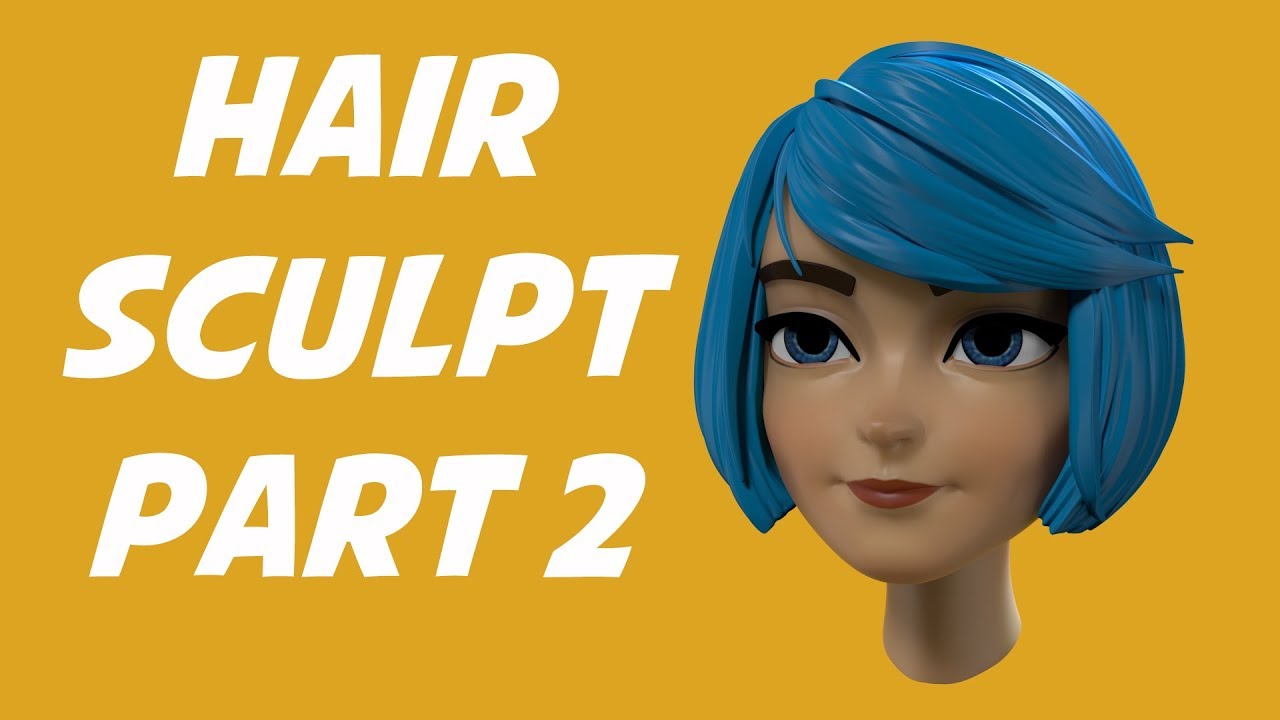 Sculpting Hair Part 02 : Cleaning up