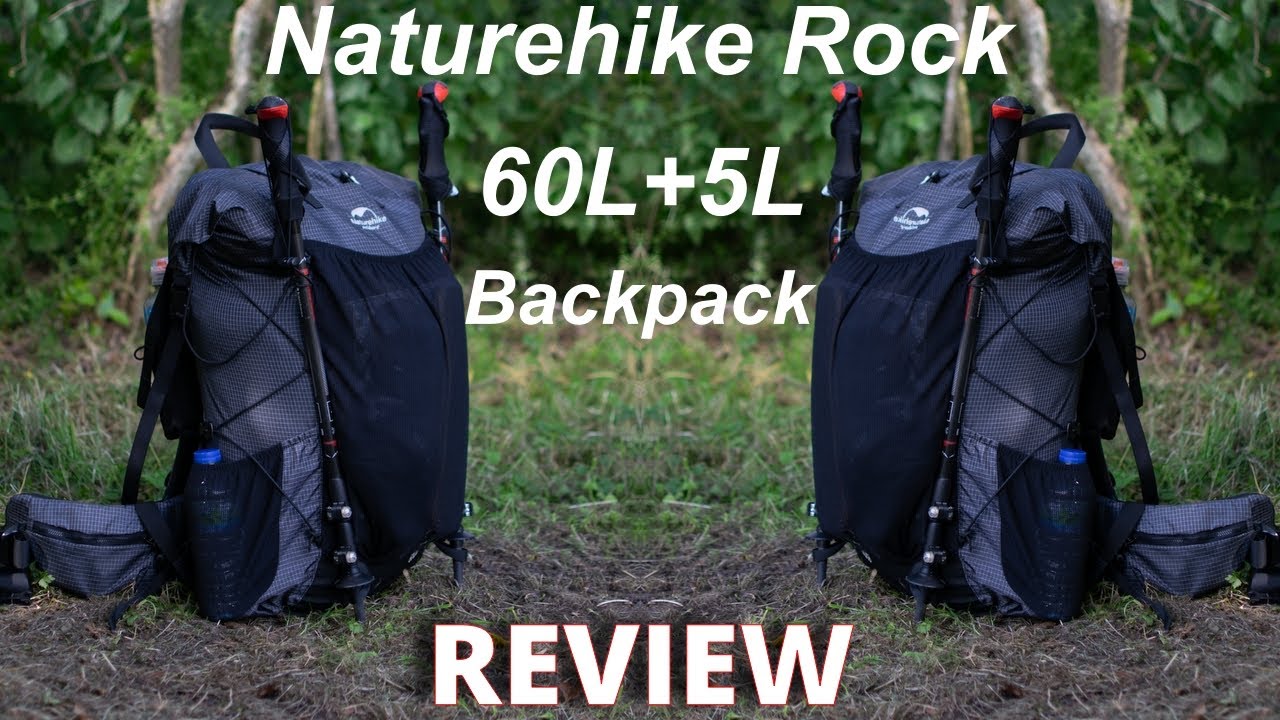 NATUREHIKE ROCK 6OL+5L | Бюджетный легкий каркасный рюкзак