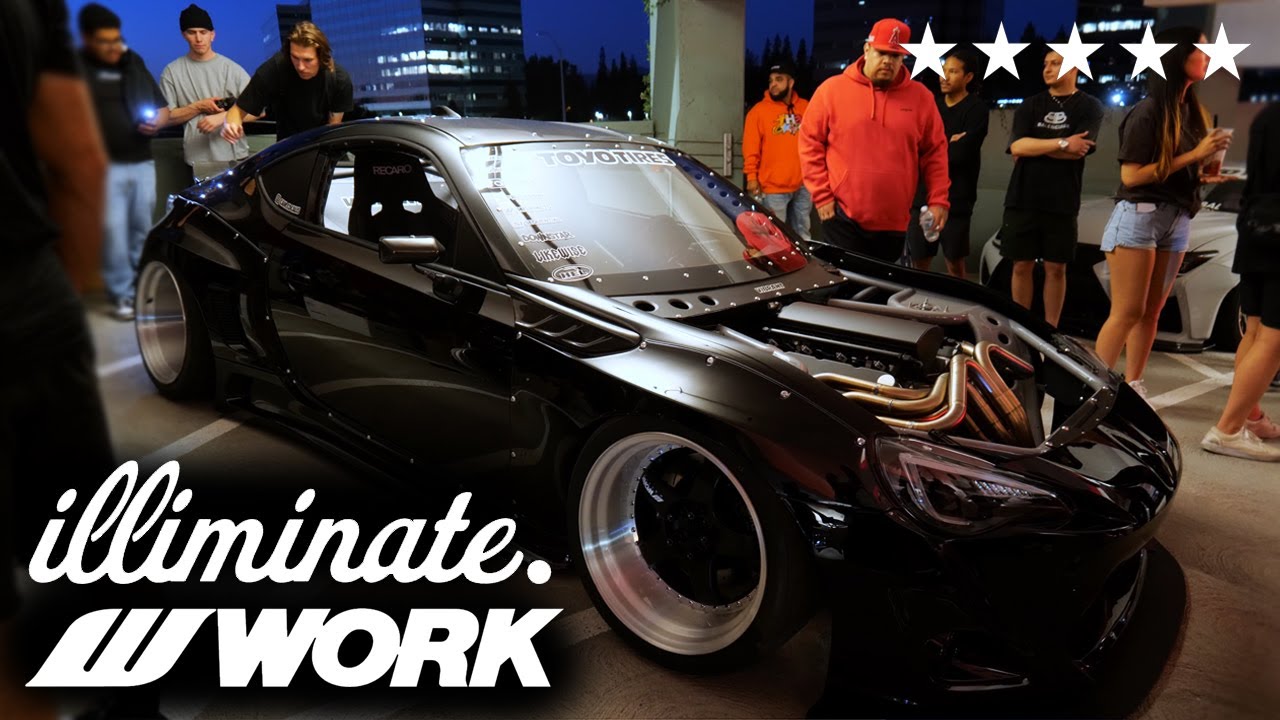 ILLIMINATE X WORK WHEELS PRE WEKFEST CAR MEET