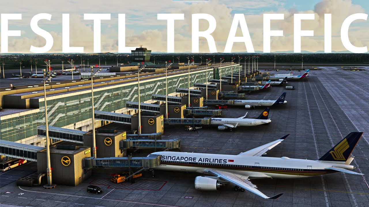 Traffic von Flightradar24 in den MSFS2020 mit FSLTL! | Tutorial | Deutsch