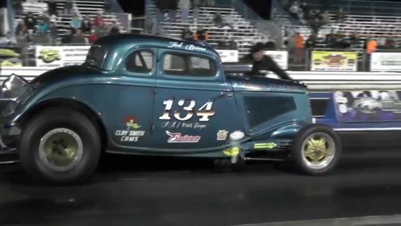 Ted Brine 134 AA/Fuel Coupe Evening Runs @ Pittsburgh Raceway Park 9/26/15