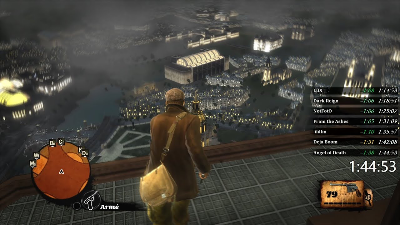 The Saboteur Any% Casual Speedrun in 1:44:53 (RTA 1:53:04)