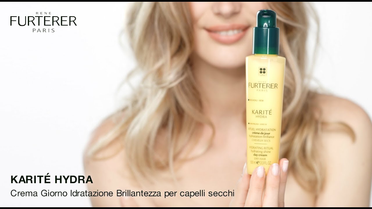 Come applicare la Crema KARIT&Eacute; HYDRA per capelli secchi Ren&eacute; Furterer