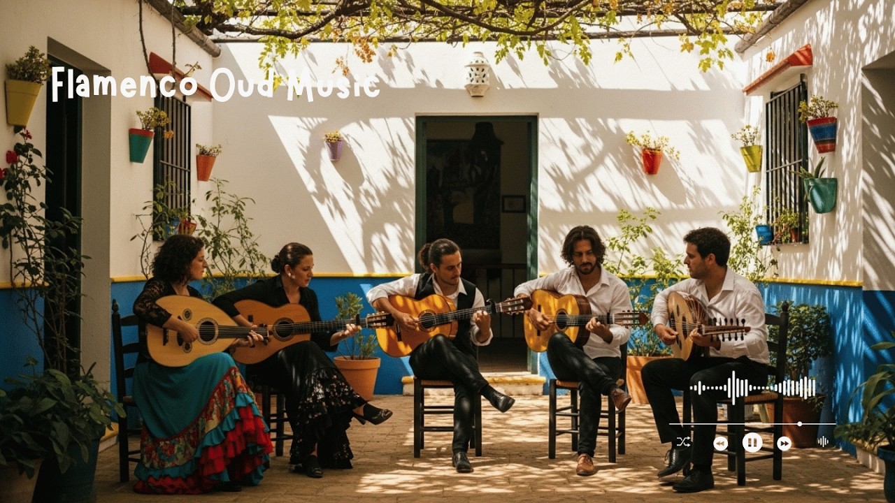 Mediterranean Flamenco Love Music | Romantic Guitar and Oud Blend