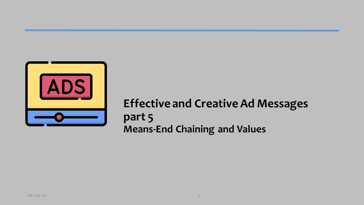 10.05 - Means-End Chaining and Values