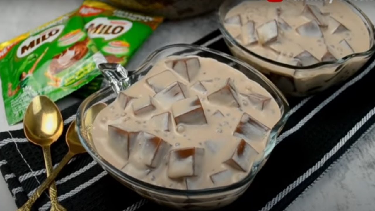 MILO JELLY SALAD | Masarap at Super Dali na Dessert, Tiyak magugustuhan ng mga Bata!