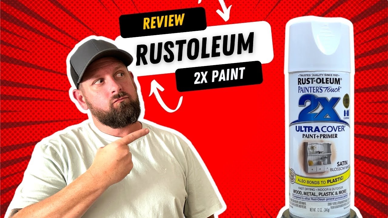 Rustoleum 2x Painters Touch Spray Paint Review  #rustoleum #spraypaint #2x