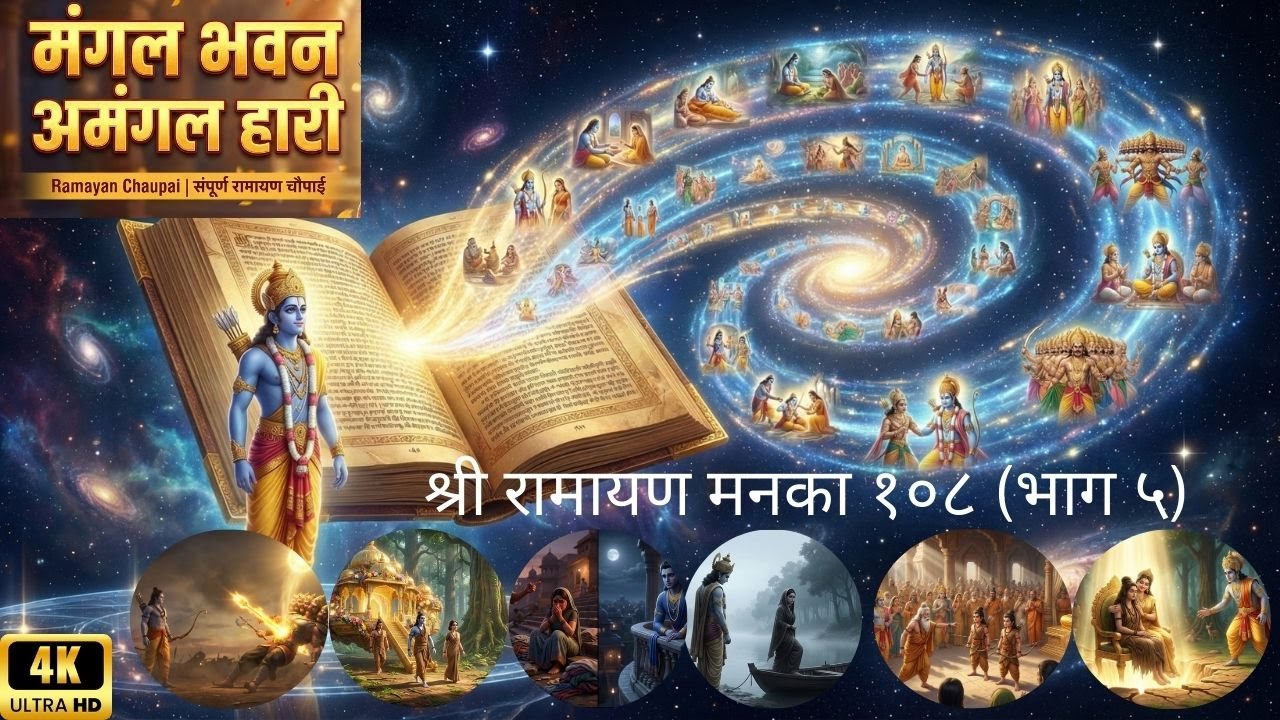 🕉️ Ramayan Manka 108 (Part 5) | Mangal Bhawan Amangal Haari (भाग ५)