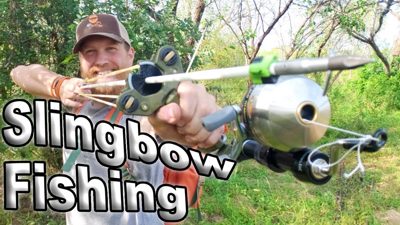 Slingbow Fishing Attempt With The Hammer Slingshot  /Day 4 Of 30 Day Survival Challenge Texas
