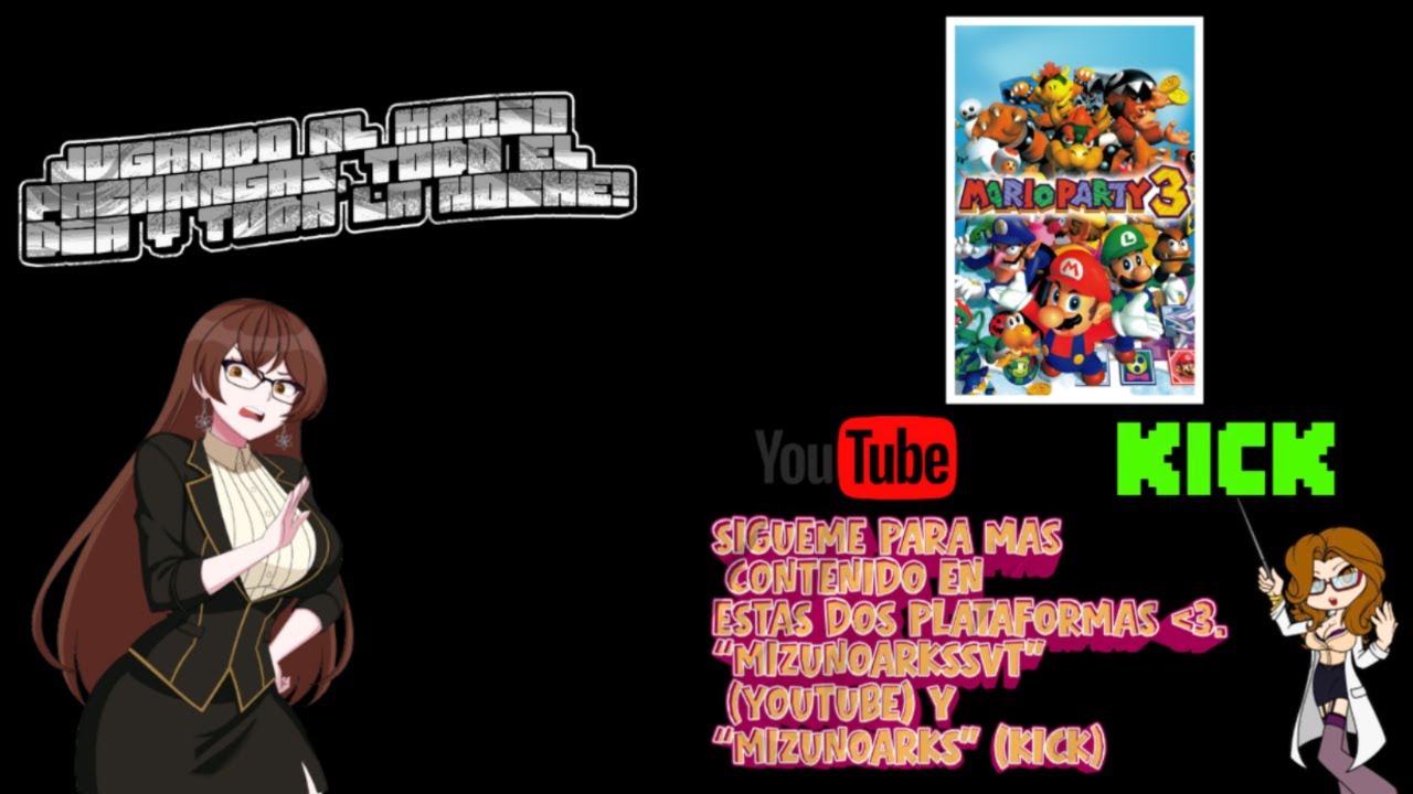 [MarioParty3] Noche de fiesta, intentando ser una Vtuber que represente a Latam #Vtuber #VtuberES