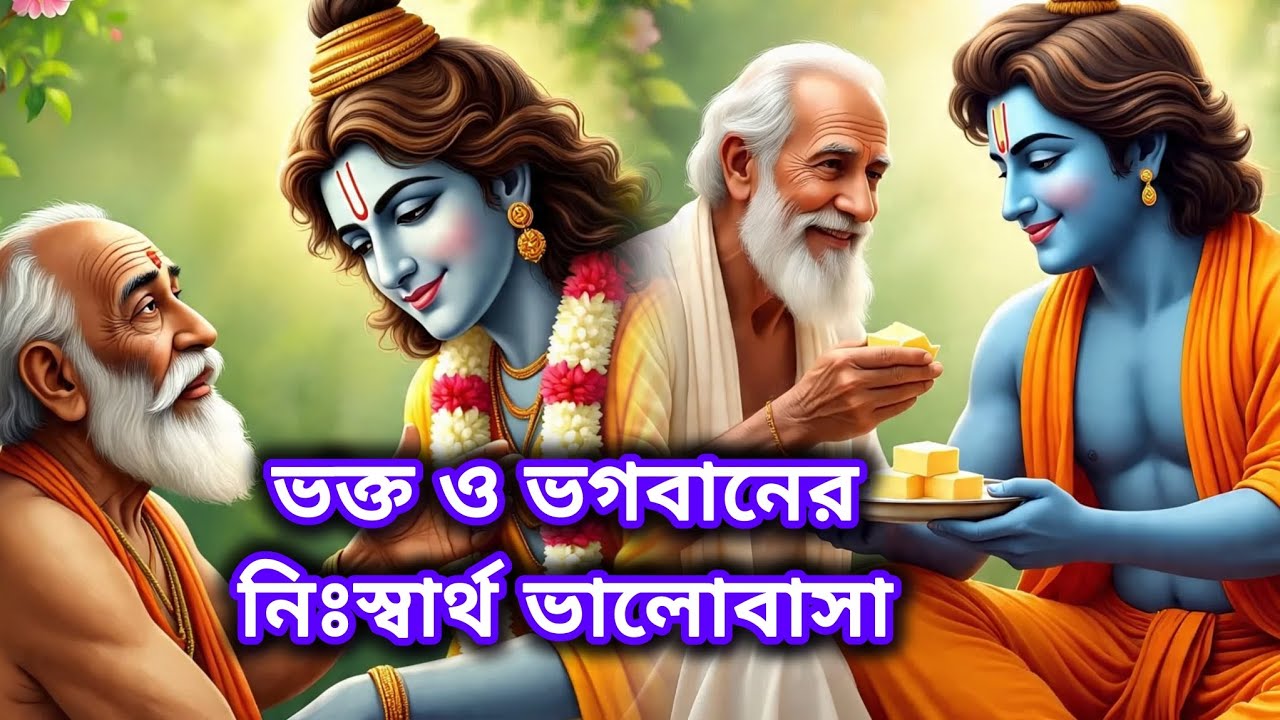  ভগবান যখন নিঃস্বার্থ ভালোবাসার এক সত্য লীলা করেন #krishnalove #realstory 🙏🙏