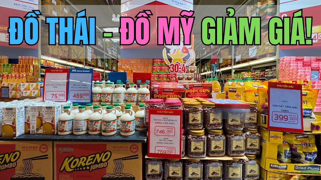 HÀNG MỸ CHÍNH GỐC GIÁ RẺ TẠI SÀI GÒN||Ồ ẠT HÀNG HÓA GIẢM GIÁ||MM MEGA MARKET||COSTCO TẠI VIỆT NAM