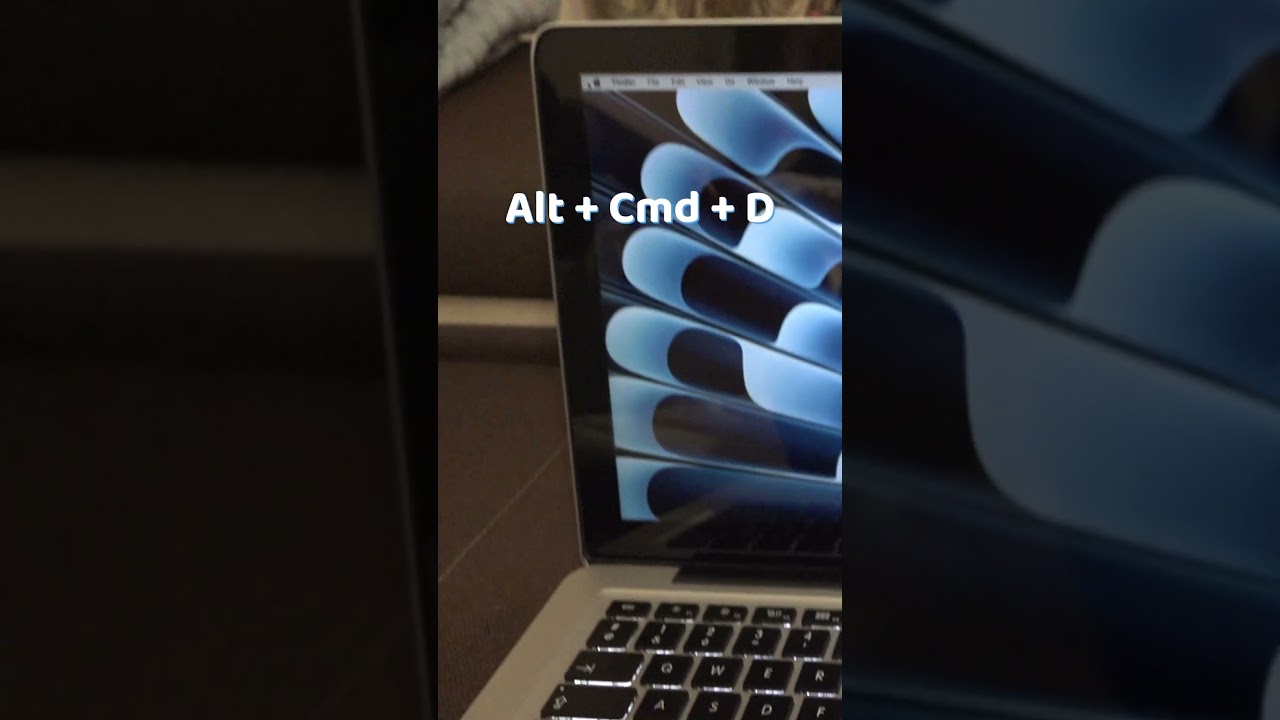 Скройте или отобразите док за считанные секунды! #лайфхак #техсоветы #mac #macbook