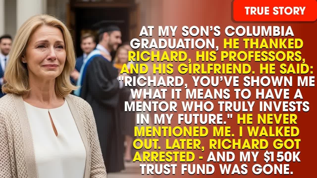 At My Son’s Graduation, He Thanked His Stepfather — So I Stood Up, Walked Out, And Never Looked