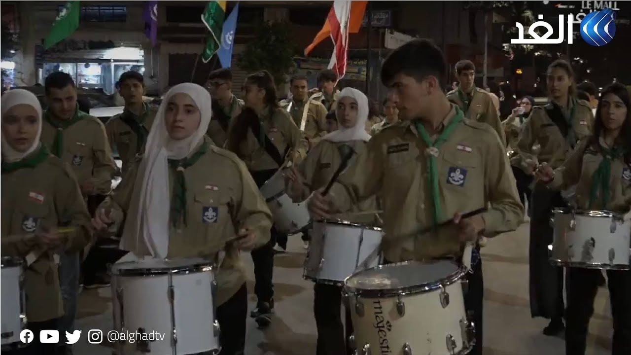 لبنان | مسيرة العشر الأواخر من رمضان تحول شوارع صيدا إلى مهرجان كشفي