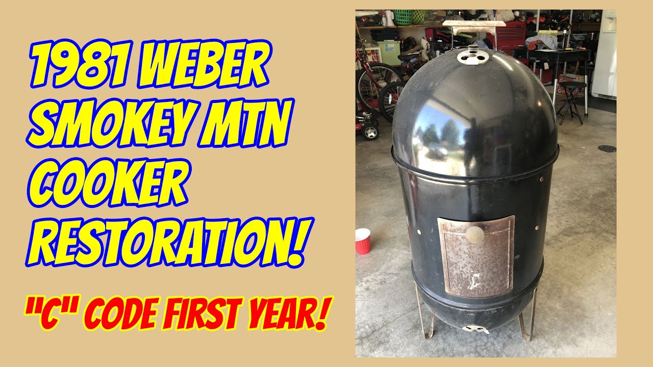 1981 Weber Smokey Mountain Cooker Restoration - Chris Allingham - The Virtual Weber Bullet