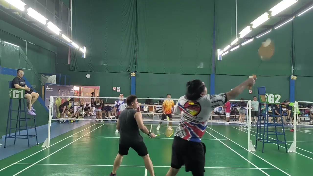 Bashmintonkl 1st mini-tournament John Ed vs Tim Mcx