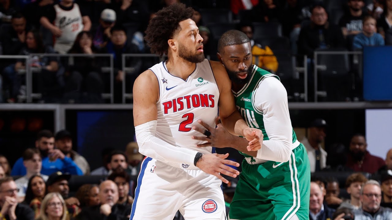 The PISTONS ESCAPE with ANOTHER CLOSE WIN  against the Boston Celtics!