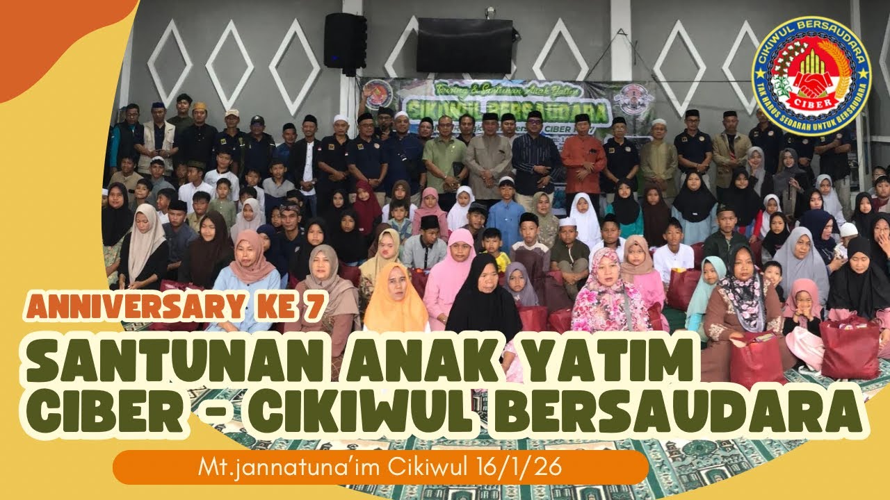 CIBER Anniversary ke-7 | Santunan 90 Anak Yatim