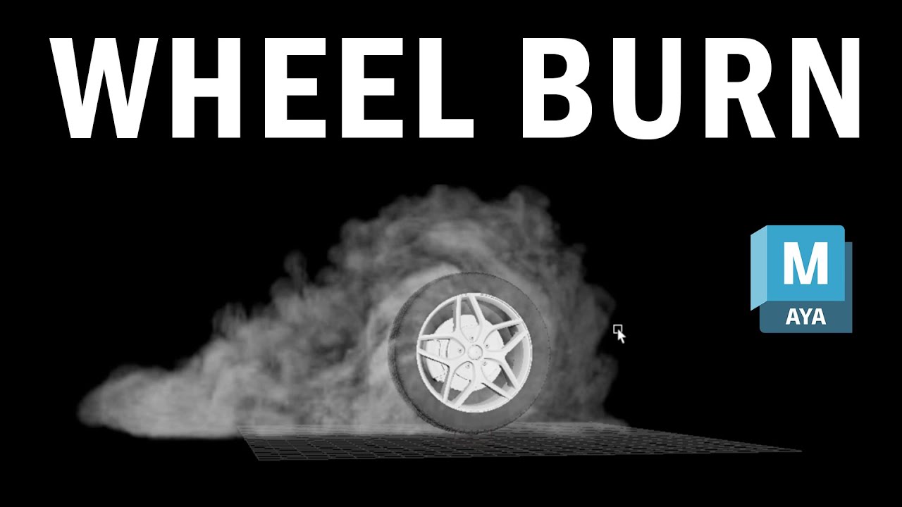 Realistic Wheel Burn | Autodesk Maya