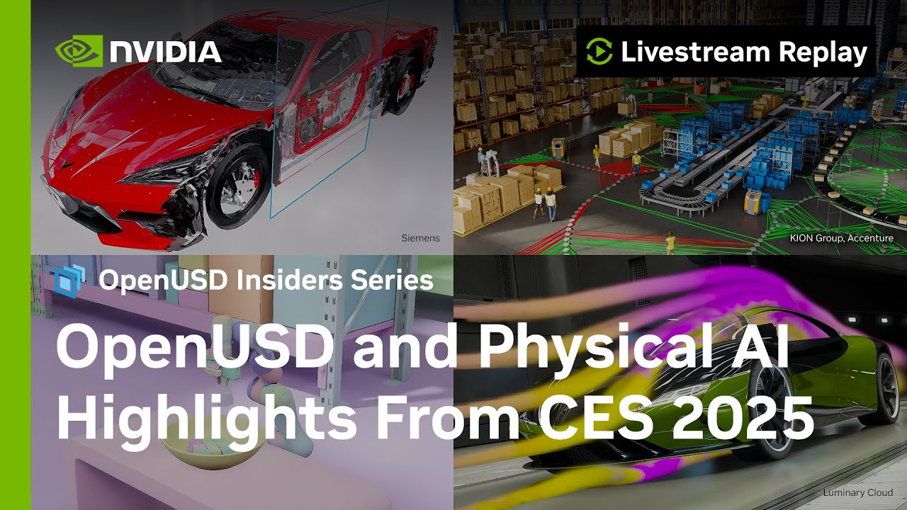 OpenUSD and Physical AI Highlights from CES 2025