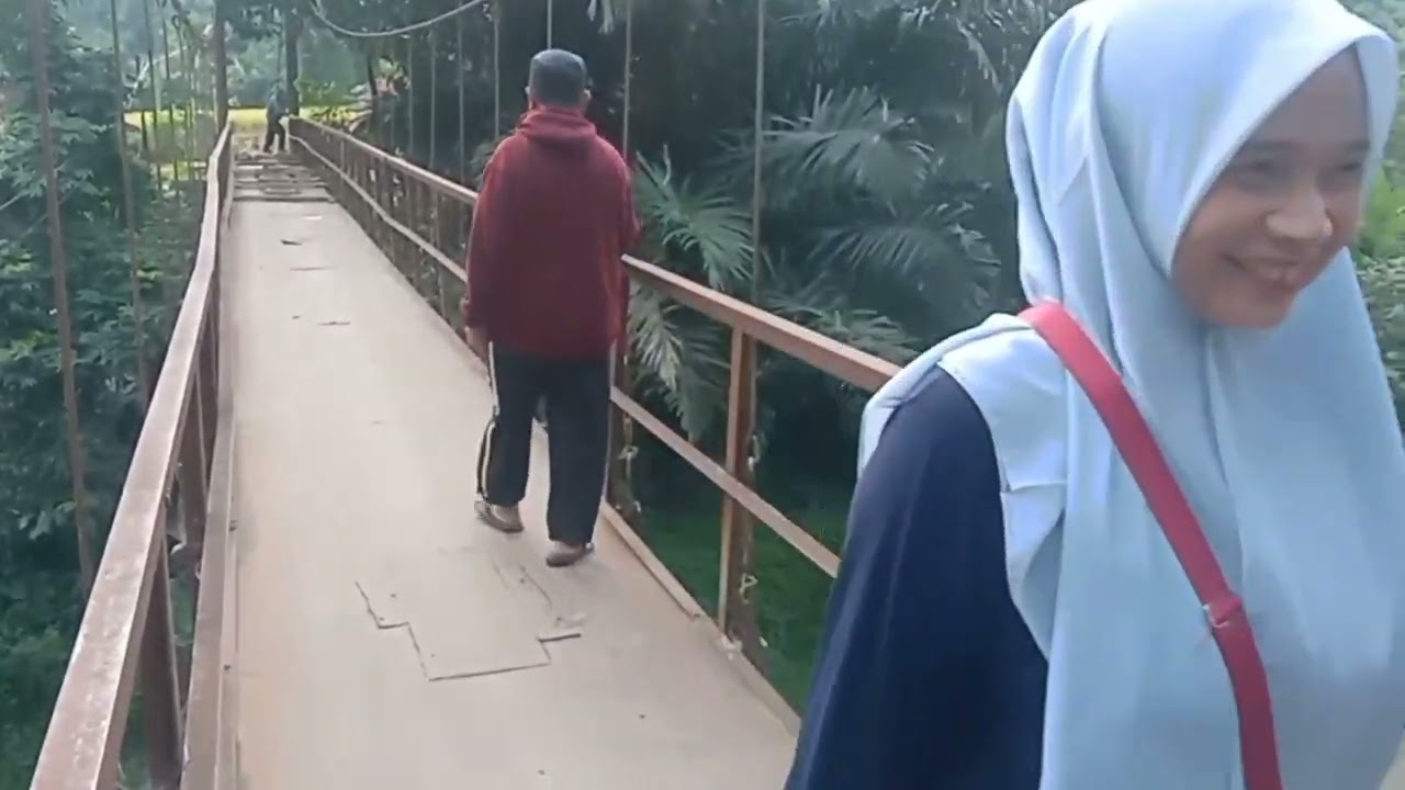 Perjalanan dari pasir malang lewat jembatan gantung ke desa girimulya#Hercisvlog321