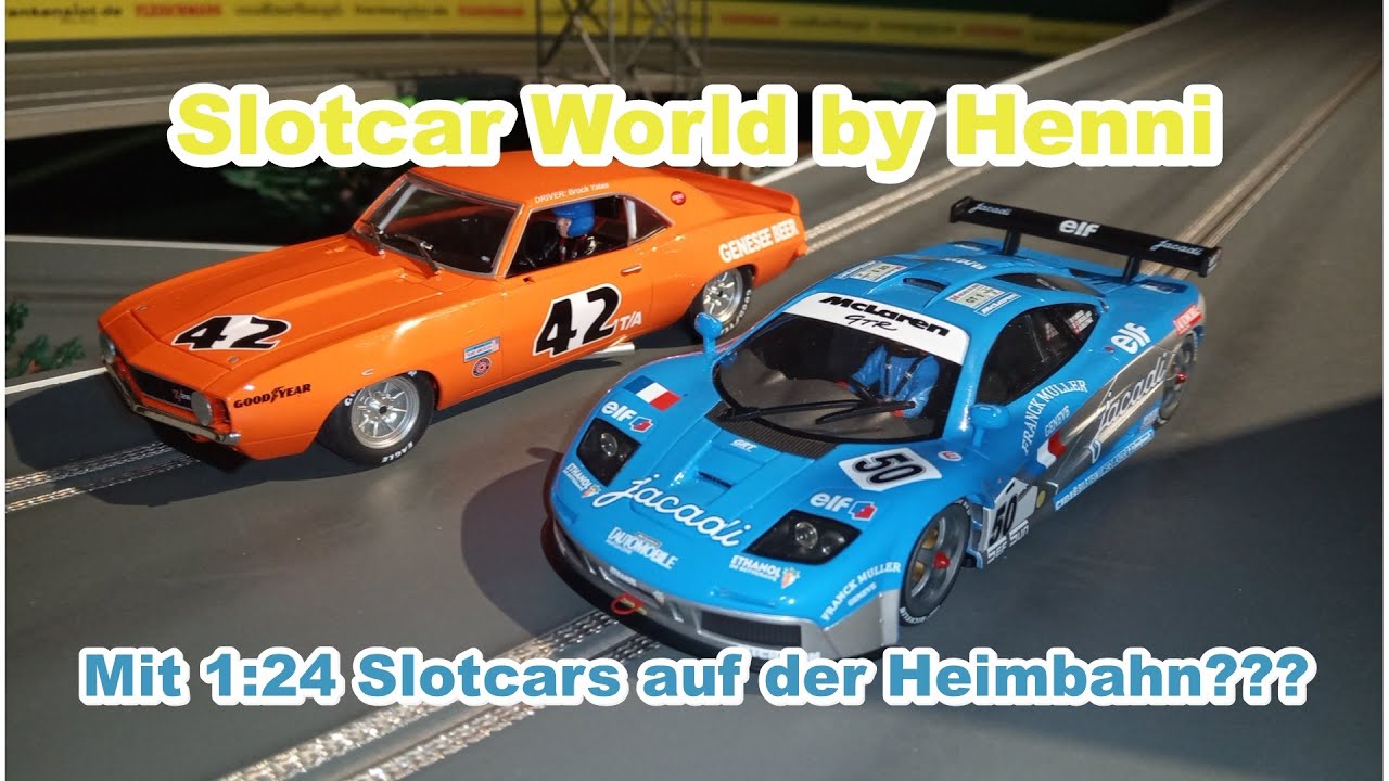 Mit 1:24 Slotcars auf der Heimbahn?