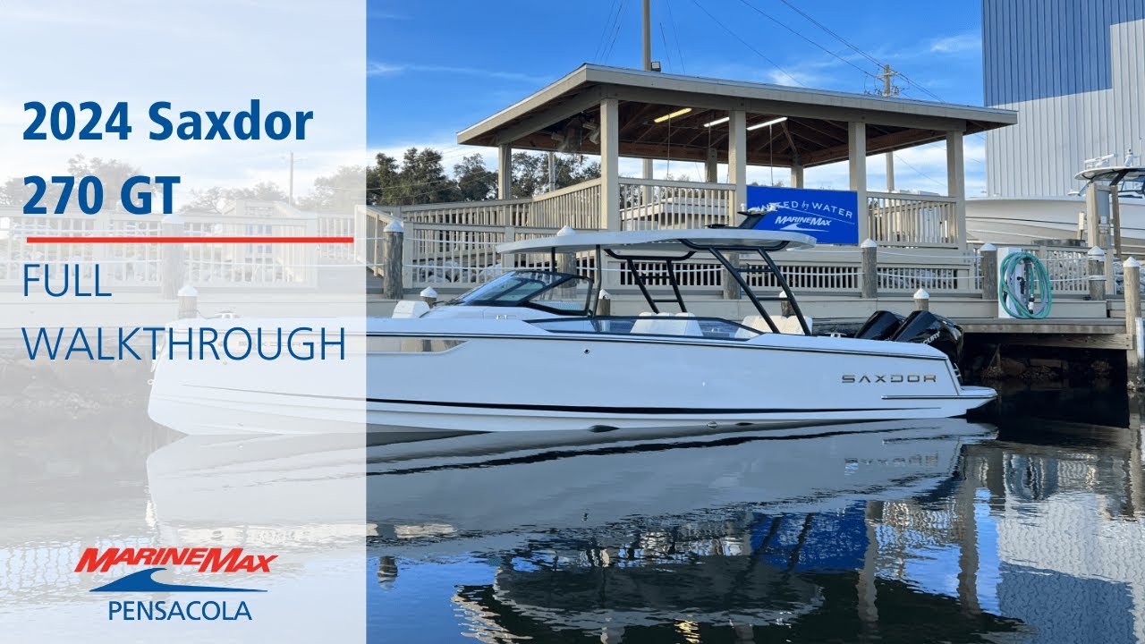 A Pleasure Boating Dream | 2024 Saxdor 270 GTO at MarineMax Pensacola!