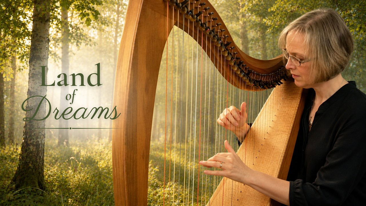 Land of Dreams, expressive mid-intermediate harp music