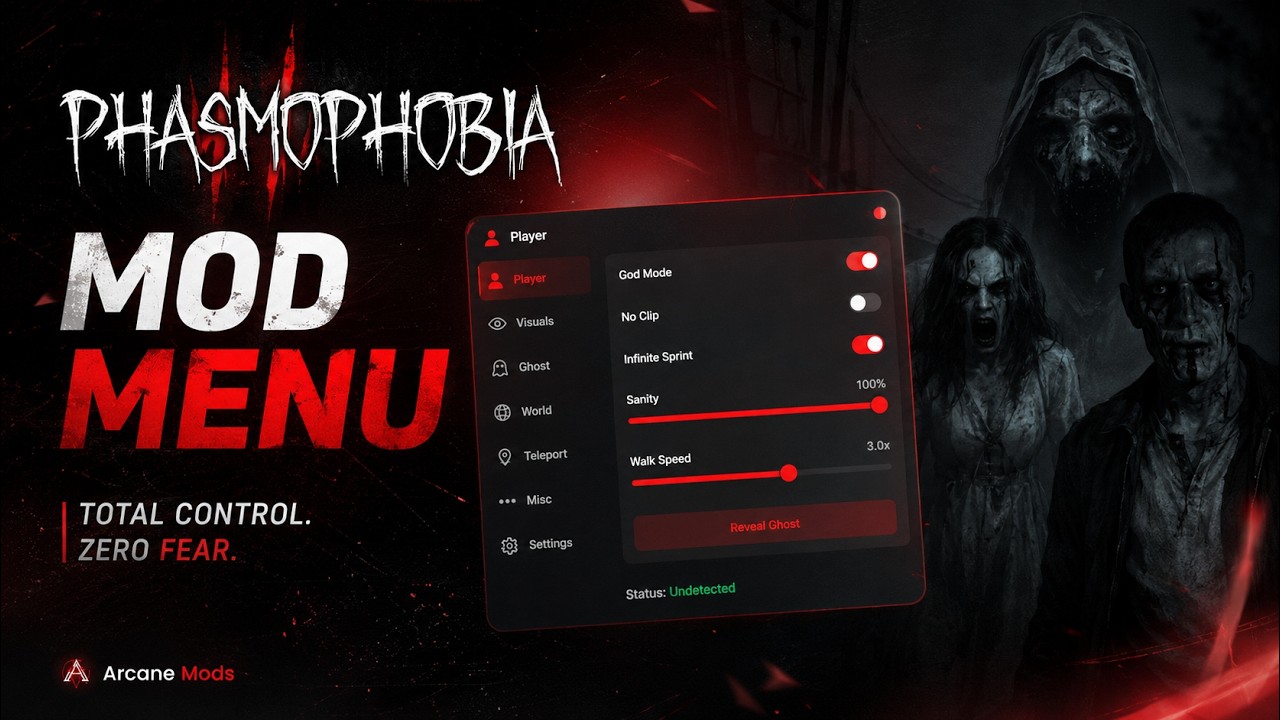Phasmophobia Hack - I Made Ghosts COMPLETELY POWERLESS Against Me!