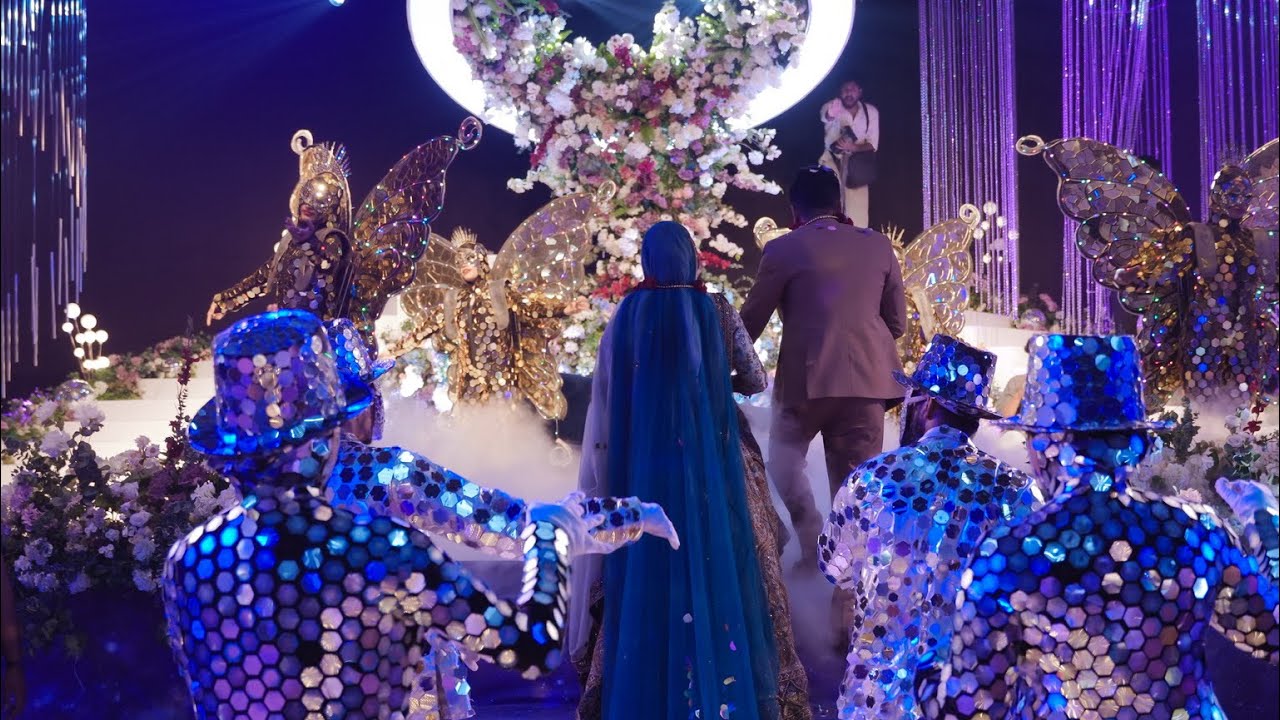 Dance party, haldi & sangeet of sanees  / Azura wedding photography | highlights video 